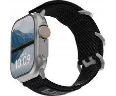 Urban UAG Metropolis – universalus nailoninis dirželis Apple Watch 44mm–49mm (Apple Watch 4–11, SE 1–3, Ultra 1–3) (juodas) (194159114040)