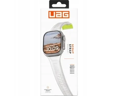 Urban UAG Scout – silikoninis dirželis Apple Watch series 4-6 &amp; SE 1-3, 44 mm / series 7-9, 45 mm / series 10-11, 46 mm / Ultra 1-3, 49 mm (smoke / active neon)