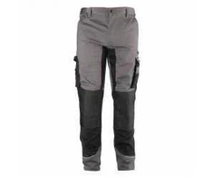 Spodnie Kelnės Pilkos darbo kelnės su elastanu m/50, 240 g/m2