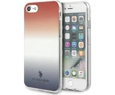 Us Polo Assn US Polo USHCI8TRDGRB Apple iPhone 7/8/SE 2020 / SE 2022 telefono dėklas mėlynos ir raudonos spalvos Gradient Pattern Collection