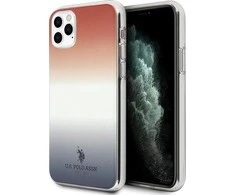 Dėklas Us Polo Assn US Polo USHCN58TRDGRB Apple iPhone 11 Pro mėlynas&amp;raudonos spalvos Gradient Pattern Collection