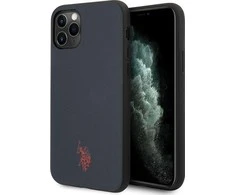 Dėklas „Us Polo Assn“ „US Polo“ USHCN65 PUNV „Apple iPhone 11 Pro Max“ tamsiai mėlynas „Polo Type“ kolekcija