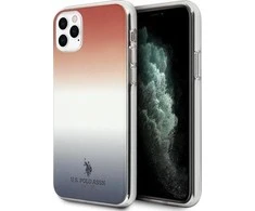 Dėklas Us Polo Assn US Polo USHCN65TRDGRB Apple iPhone 11 Pro Max mėlynas&amp;raudonos spalvos Gradient Pattern Collection