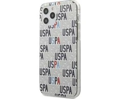 Us Polo Assn US Polo USHCP12MPCUSPA6 Apple iPhone 12/12 Pro 6,1" dėklas telefonui baltos spalvos Logo Mania Collection