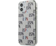 Us Polo Assn US Polo USHCP12SPCUSPA6 Apple iPhone 12 mini 5,4" telefono dėklas baltos spalvos Logo Mania Collection