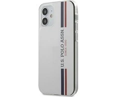 Us Polo Assn US Polo USHCP12SPCUSSWH Apple iPhone 12 mini 5,4" telefono dėklas baltos spalvos Tricolor Collection