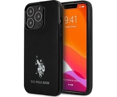 Us Polo Assn US Polo USHCP13LUMHK Apple iPhone 13 Pro / 13 6.1" dėklas telefonui juodos spalvos Horses Logo