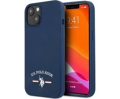 Us Polo Assn US Polo USHCP13SSFGV Apple iPhone 13 mini 5,4" dėklas telefonui mėlynos spalvos silikoninis Collection