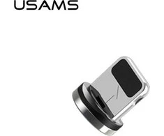 USAMS Adapteris magnetyczny lightning bulk sidabro spalvos SJ157USBTA (US-SJ157)