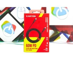 CANYON kabelis CC60SC C-C 60W 2m Juodas