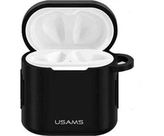 USAMS Dėklas apsauginis do FreeBuds 2 Prosilicon juodos spalvos BH501FBUS01 (US-BH501)