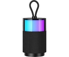 USAMS Bluetooth kolonėlė 5.3 YIN Series/juodos spalvos YX12YX01 (US-YX012)