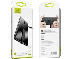 Usams USB-A USB laidas – 1,5 m juodas (6958444995830)