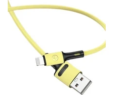 USAMS Kabelis U52 lightning 2A Fast Charge1m geltonos spalvos SJ434USB03 (US-SJ434)