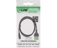 USB adapteris Delock InLine 92504C Micro USB adapterio kabelis – kištukas į terminalų bloką – 5 kontaktai – 1 m – juodas
