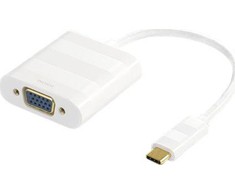 USB adapteris Deltaco USB-C - VGA Baltas (USBC- VGA1)