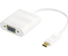 USB adapteris Deltaco USB-C - VGA Baltas (USBC- VGA1)