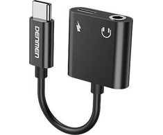 LP Adapteris przejściówka USB typu C -> Jack + USB typu C (ładowanie)