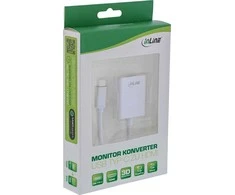 USB adapteris InLine HDMI - USB- C 0,2m balta (64101S)
