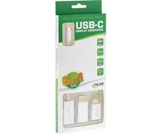 USB adapteris InLine USB-C – DisplayPort Baltas (64109S)
