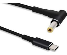 USB kabelis MicroConnect USB-C - DC 5.5 x 2.5 mm 1.2 m Juodas (USBC-DC-5A-20V)