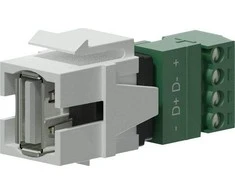 Procab Keystone Adapteris USB 2. 0 A-4 Track Electric Cube – VCK625/W
