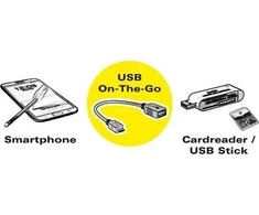 USB adapteris Roline ROLINE USB 2.0 Kabelis, USB 2.0 Micro B tipo BU, OTG 0,15 m (11.02.8311)