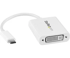 USB adapteris StarTech USB-C – DVI Baltas (CDP2DVIW)