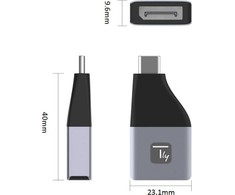 USB adapteris Techly TECHLY Adapteris DisplayPort F 1.2 į USB-C M