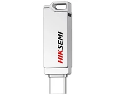 USB atmintinė HIKSEMI Sync E327C 64GB Sidabrinė (HS-USB-E327C(STD)/64G/U3/Sidabrinis/WW)