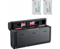USB C tipo įkroviklis + 2 baterijos, Sony Np-bx1 Npbx1 Telesin / Cmr-001