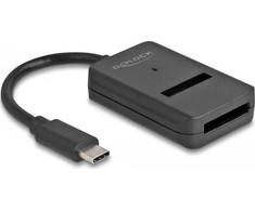 DLC DeLOCK 64198 knyginių kompiuterių dokas / jungčių replikatorius C tipo USB Juoda