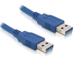 Delock Cable USB 3.0 A tipo kištukas > USB 3.0 A tipo kištukas 2 m mėlynas
