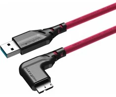 Kabelis USB Ednet USB-A - micro-B 2 m Rožinė (MTC-221M)