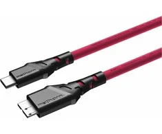 Kabelis USB Ednet USB-C - micro-B 2 m Rožinė (MTC-230M)