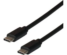 Efb Elektronik USB kabelis EFB USB-C - USB-C 3 m Juodas (EBUSBC-USB20CK.3)