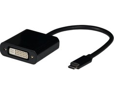 Adapteris USB EFB Kabelis adaptera, Typ-C, DVI-D, wtyk Typ-C, 0,15