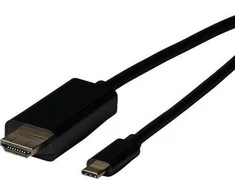 Efb Elektronik USB kabelis EFB USB-C - HDMI 2 m juoda (BUSBC-HDMI-4K30K.2)