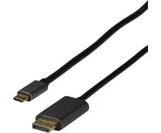 Efb Elektronik USB kabelis EFB USB-C - DisplayPort 2 m Juodas (BUSBC- DP14K.2)