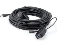 USB kabelis Equip USB-A - USB-A 15 m Juodas (133348)