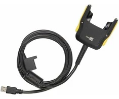 USB įkrovimo ir ryšio kabelis, skirtas Cipherlab 9700 duomenų terminalui / be maitinimo šaltinio / užsegamas