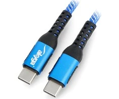 Laidas Akyga C tipo USB - C tipo USB - mėlynas - 1.8m - AK-USB-38