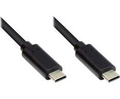 Nezatříděno USB kabelis Alcasa USB-C - USB-C 1 m juodas (GC-M0113)