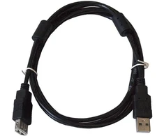 USB kabelis Art USB-A - USB-A 1 m Juodas (KABUSB _ AA _ 2M _ ALOEM110)