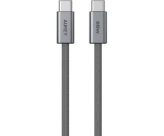 USB kabelis Aukey USB-C - USB-C 1,8 m pilkas (Aukey)