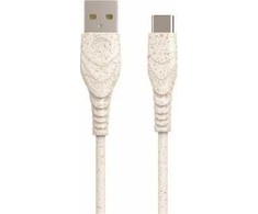 BIOnd USB-A - USB-C kabelis 1,2 m, baltas (BIO* -12-TC)