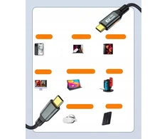 USB kabelis Bounn USB-C - USB-C 3 m juodas (JL-8KC2220-3M)