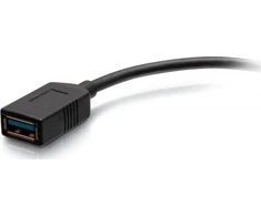 USB kabelis C2G A moteris SuperSpeed USB 5 Gbps adapteris - USB kabelis - USB Type A (W) prie 24 pin USB-C (M) - USB 3.2 Gen 1 - 30 V - 15 cm - lietas - juodas