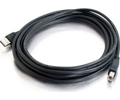 C2G USB 2.0 A/B laidas, 2 m, juodas