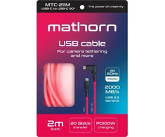 USB kabelis C2G USB-C - USB-C 2 m raudonas (MTC-211M)